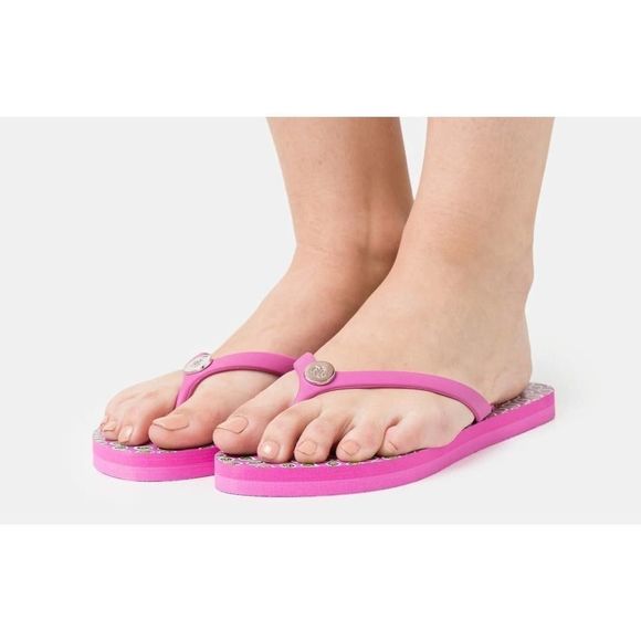 Eva Petal Shawna Tbar Sandals Pink Sz 6 